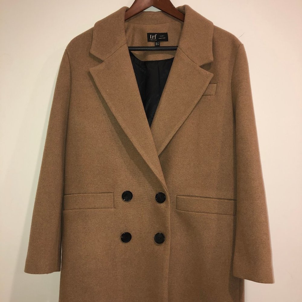 Zara TRF Camel Coat